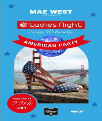 Discoteca Mae West Granada - Miércoles 22 Julio de Ladies Night