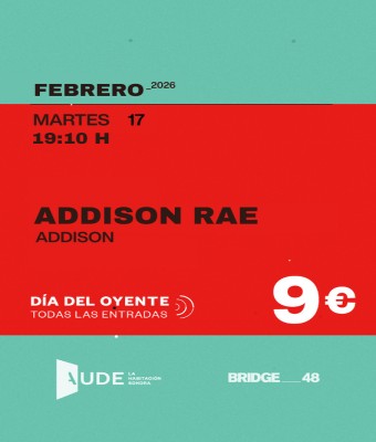 ADDISON RAE · ADDISON RAE: SESIÓN DE ESCUCHA en Barcelona