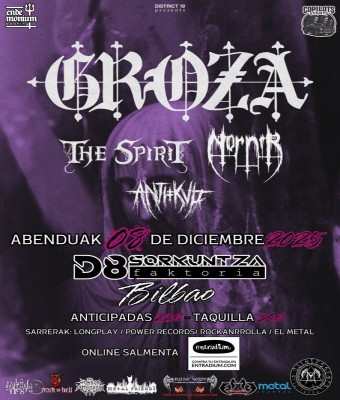 GROZA  the spirit nornir en Bilbao en Bizkaia