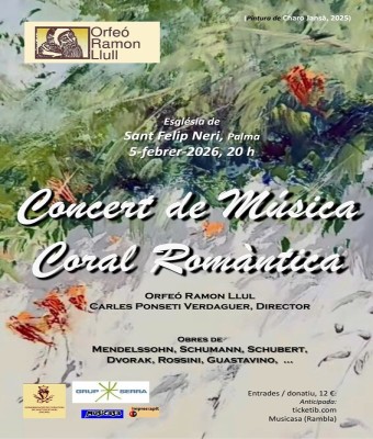 Concert de Cant Coral Romàntic - Orfeó Ramon Llull en Balears, Illes
