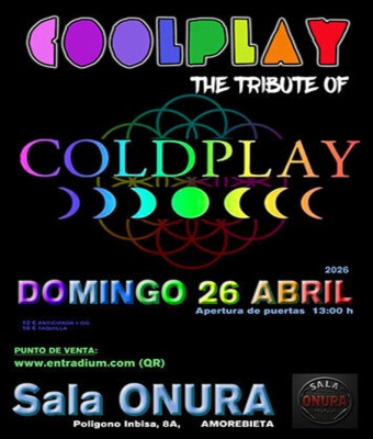 COOLPLAY - The tribute of COLDPLAY (Sala Onura, ZORNOTZA) en Bizkaia