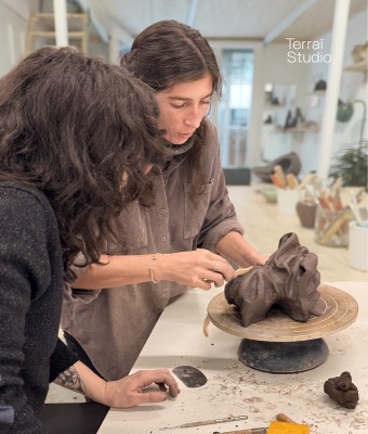 Taller intensivo escultura abstracta en cerámica  en Barcelona