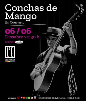 Conchas de Mango en acústico en Barcelona