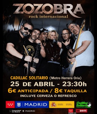 Zozobra - Versiones Rock en Madrid