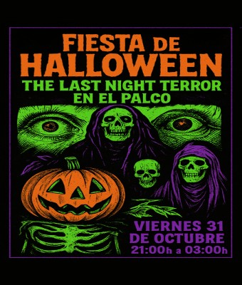 Fiesta de Halloween: The Last Night Terror en El Palco en Zaragoza