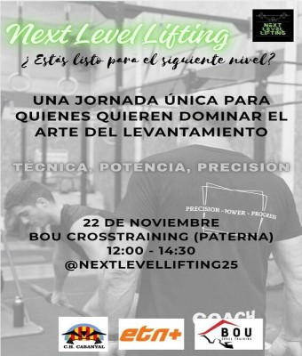 Next Level Lifting 2ª Edición en Valencia/València