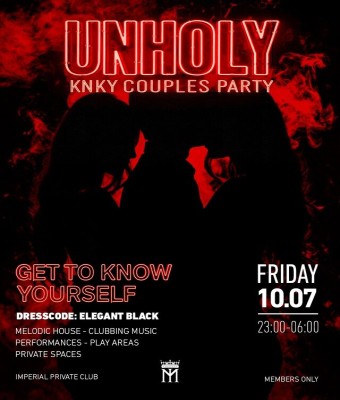 UNHOLY  A Kinky Couples Party en Barcelona