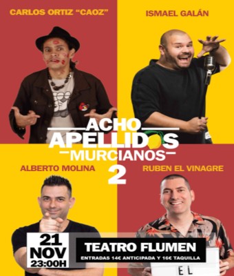 ACHO APELLIDOS MURCIANOS 2 en VALENCIA