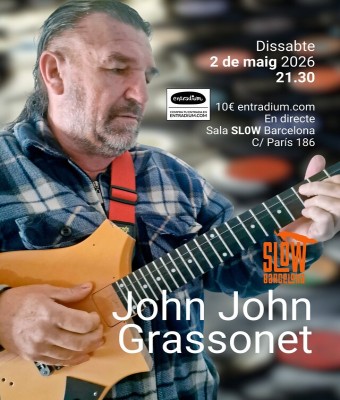 John John Grassonet live music Sala Slow Barcelona