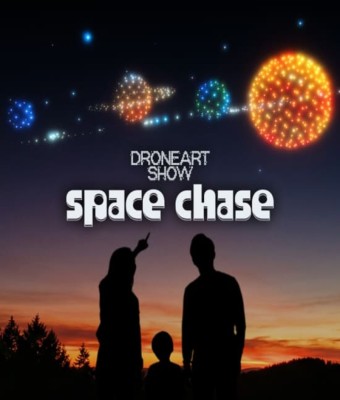 DroneArt Show: Space Chase en el Hipódromo de la Zarzuela en Madrid