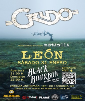 CRUDO en León, presentando "mEtAnOIA"