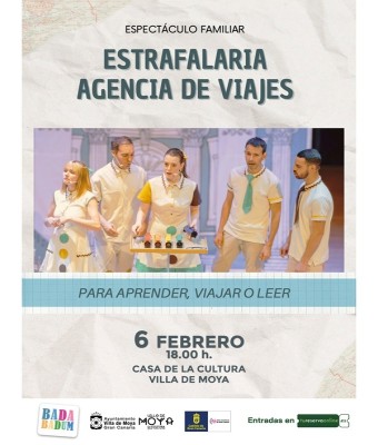 ESTRAFALARIA AGENCIA DE VIAJES - VILLA DE MOYA en Gran Canaria