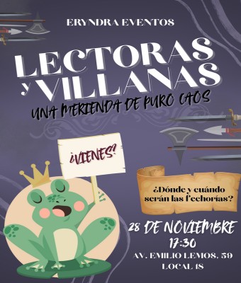 Lectoras y Villanas: una merienda de puro caos en Sevilla