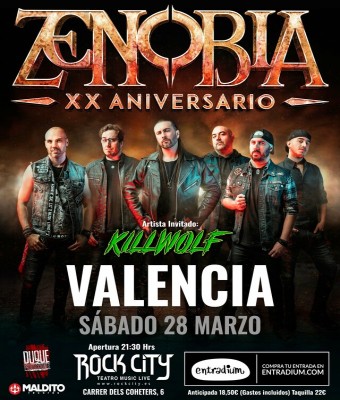 Zenobia XX Aniversario en Valencia/València
