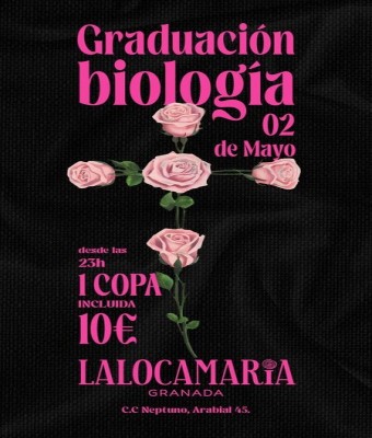 Graduación de Biología - La Loca María - CC Neptuno Granada