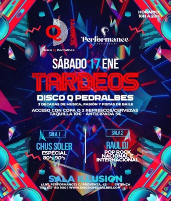 ACCESO  CONSUMICIÓN TARDEO 17 ENERO  en Barcelona
