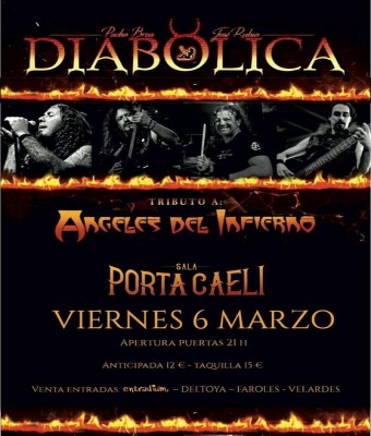 Diabolica Tributo a Angeles del Infierno en Valladolid