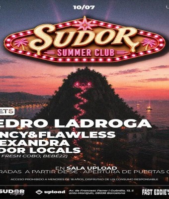 SUDOR SUMMER CLUB · PEDRO LADROGA en Barcelona