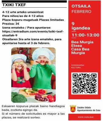 TXIKI TXEF abenduak 13 en Araba/Álava