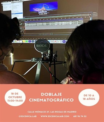 Taller Doblaje adolescentes en Las Rozas de Madrid