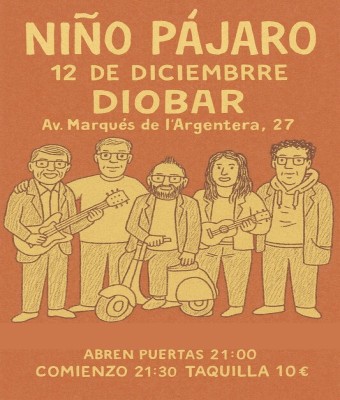 Niño Pájaro ::: «The Basement Tapes #201» en Barcelona