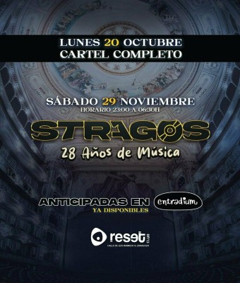 28 AÑOS DE MÚSICA - STRAGOS en Zaragoza
