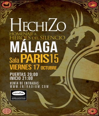 Hechizo, homenaje a Héroes del Silencio en Málaga