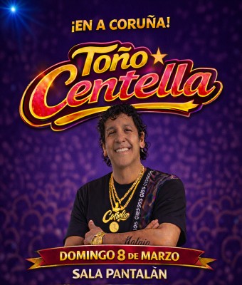 TOÑO CENTELLA – SHOW EN VIVO EN A CORUÑA en Coruña, A