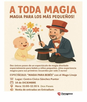 MAGIA PARA BEBES. Linaje / A Toda Magia 2025 en Zaragoza