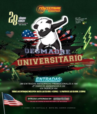 Desmadre Universitario 2026 en Cuenca