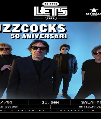 LETS 20 ANYS: BUZZCOCKS 50 ANIVERSARI en Barcelona