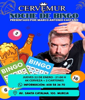 BINGO show en CERVEMUR  en Murcia