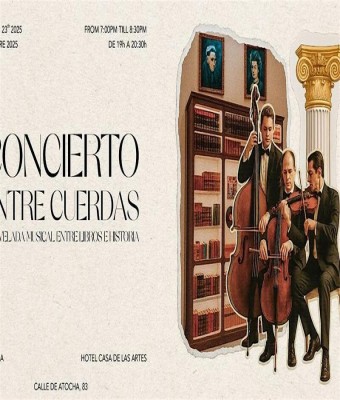 Concierto ENTRE CUERDAS: Una velada musical entre libros e historia en Madrid