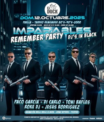 IMPARABLES REMEMBER PARTY / DOM12 OCTUBRE en Alicante