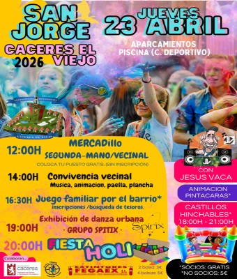Fiesta Holi Pack 5 unidades en Cáceres