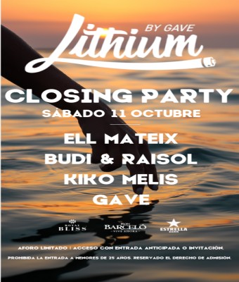 Lithium Closing Party en Balears, Illes