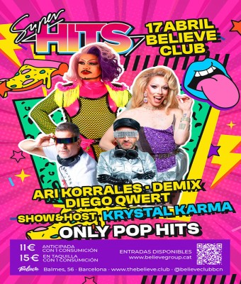 Súper HITS 90's 00's Party en Barcelona