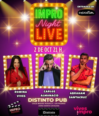 Impro Night Live (Distinto - Santa Catalina) en Palmas, Las