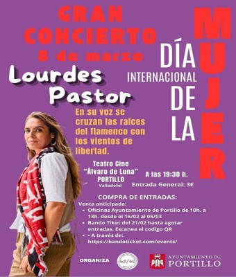 Gran Concierto 8 de marzo "Lourdes Pastor" en Valladolid