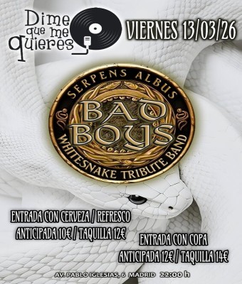 Bad Boys (Tributo a Whitesnake) en Madrid