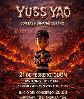 Concierto Yuss Yao Gijón 21 febrero en Asturias