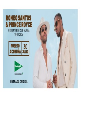 Romeo Santos y Prince Royce en Coruña, A