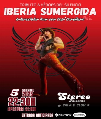 Iberia Sumergida con Copi Corellano en Alicante - Stereo en Alicante/Alacant