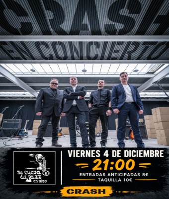 Crash en La Cueva del Jazz en Vivo en Zamora