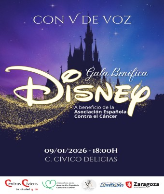 Gala benéfica DISNEY - Con V de Voz en Zaragoza