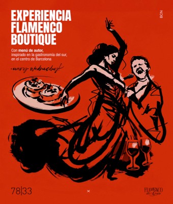 EXPERIENCIA FLAMENCO BOUTIQUE CON CENA DE AUTOR · 7833 X FLAMENCO DE CERCA en Barcelona