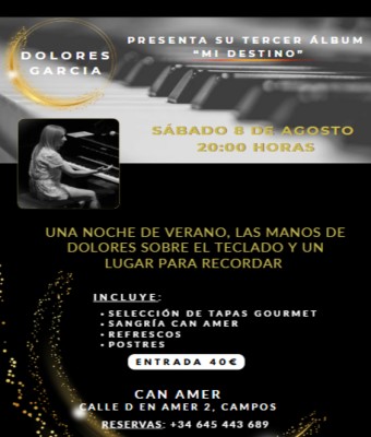 PIANO, TAPAS MALLORQUINAS Y SANGRÍA en Balears, Illes