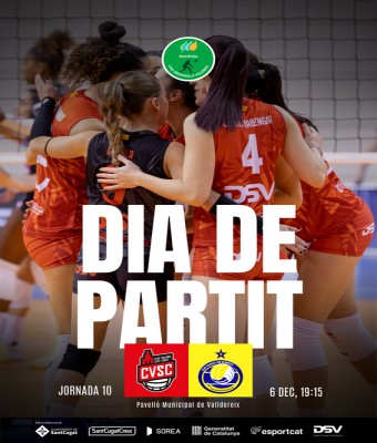 Liga Iberdrola Voleibol J10 - DSV CV Sant Cugat vs CV Emalsa Gran Canaria. en Barcelona