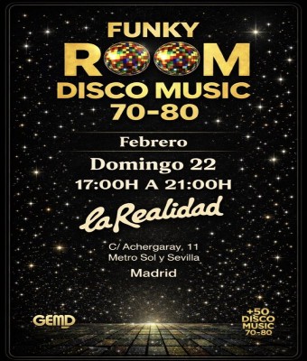Funky Room Disco Music 70-80 en Madrid