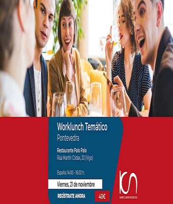 KCN Work lunch temático en Pontevedra - 21 de noviembre en Vigo
